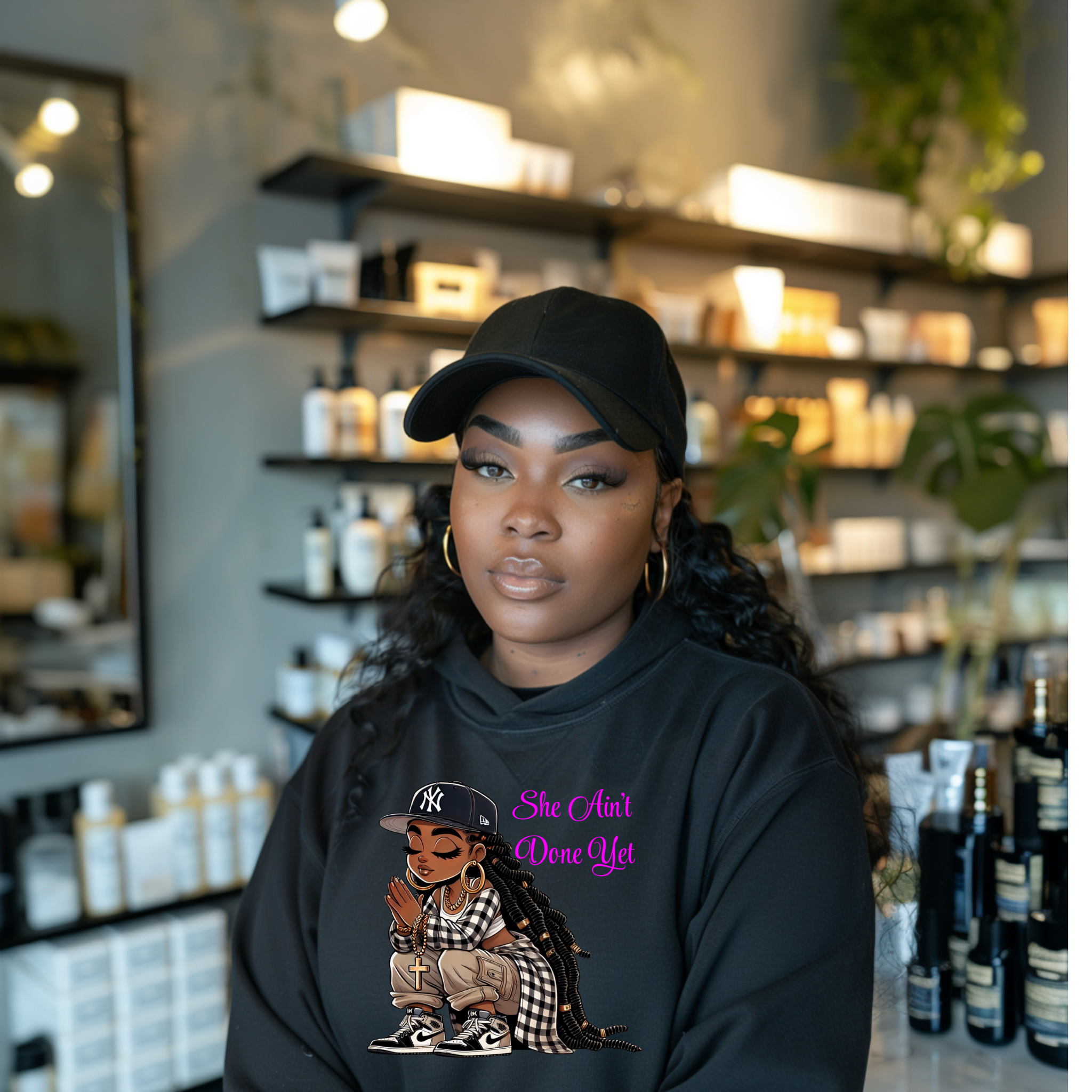 SHE AIN’T DONE YET  Hoodie