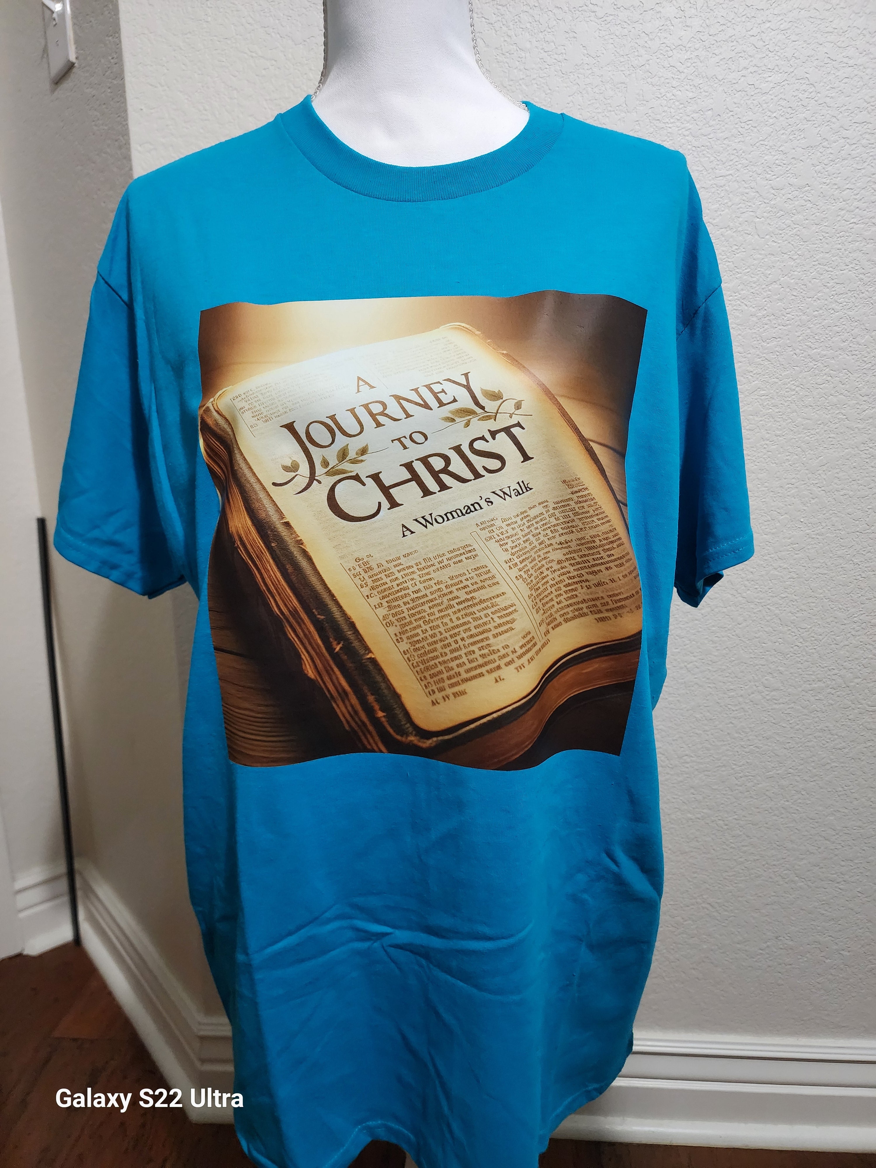 Journey to Christ, A Woman's Walk – Scripture T-Shirt