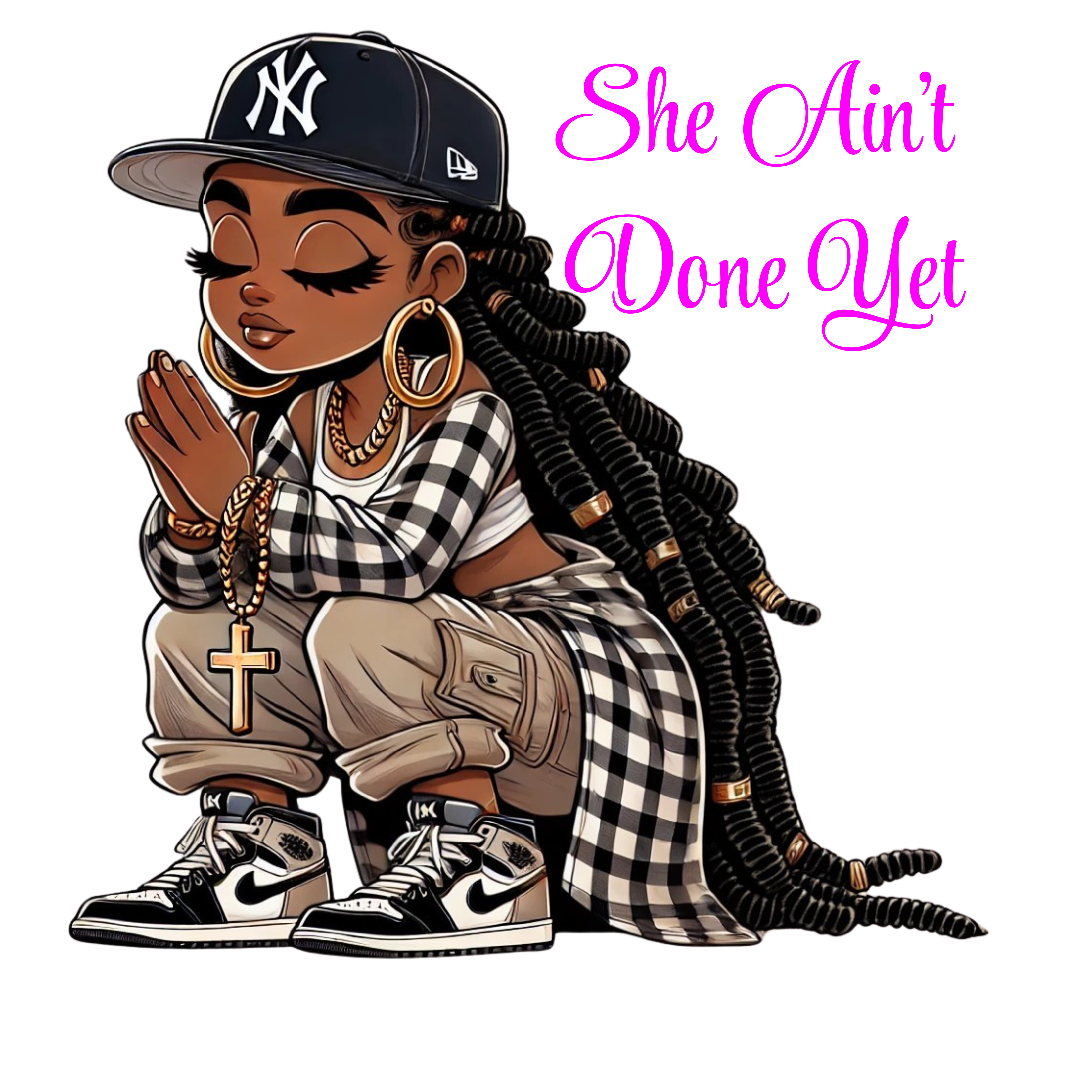 SHE AIN’T DONE YET  Hoodie